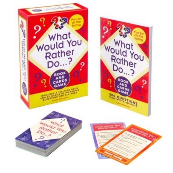 Julian Flanders Other - What Would You Rather Do..? Book and Cards Game: Includes a 128-Page Book and 50